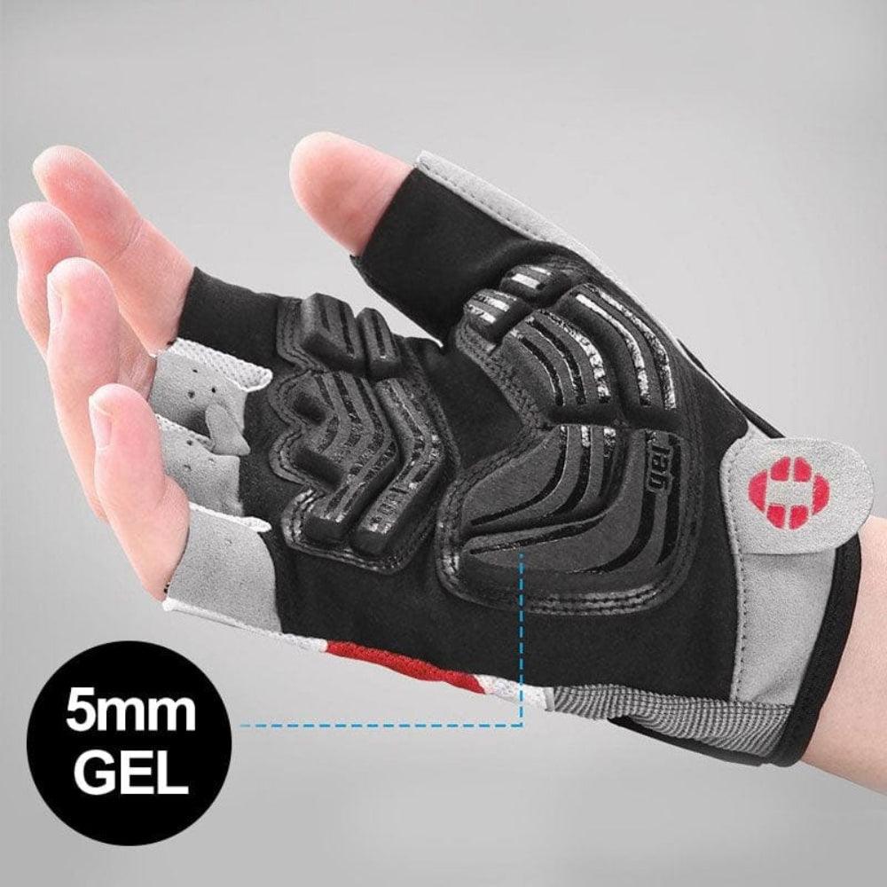 3D-geelityynyillä varustetut pyöräilyhanskat hengittävällä iskunvaimennuksella miehille ja naisille