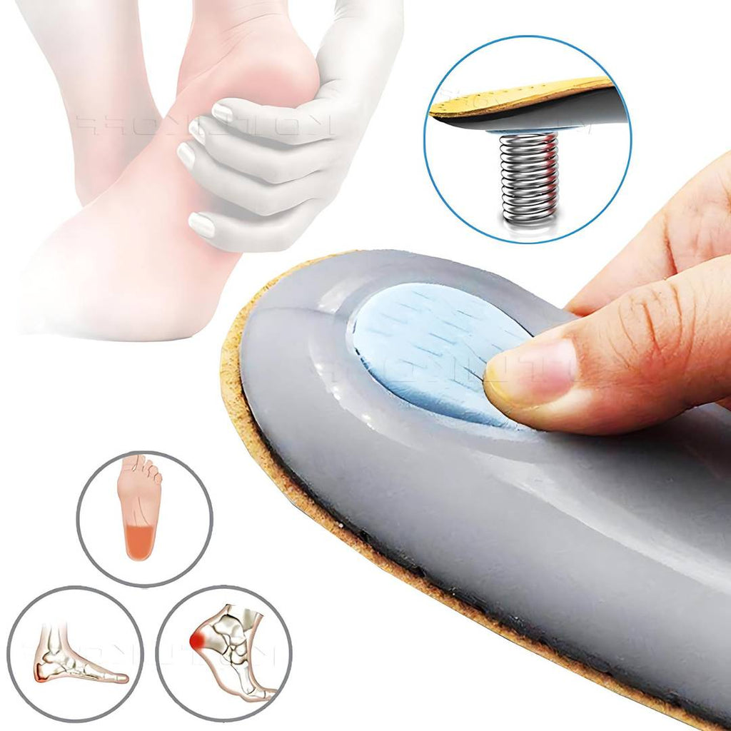 LeatherGuard Orthopedic Leather Shoe Insole | Shock Absorption - Arch Support - Comfortable Insole - Foot Pain Relief - Moisture Wicking