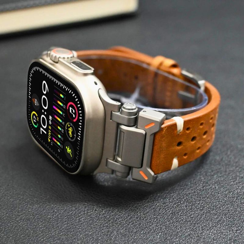 Ægte læderrem til Apple Watch, stilfuld og holdbar rem