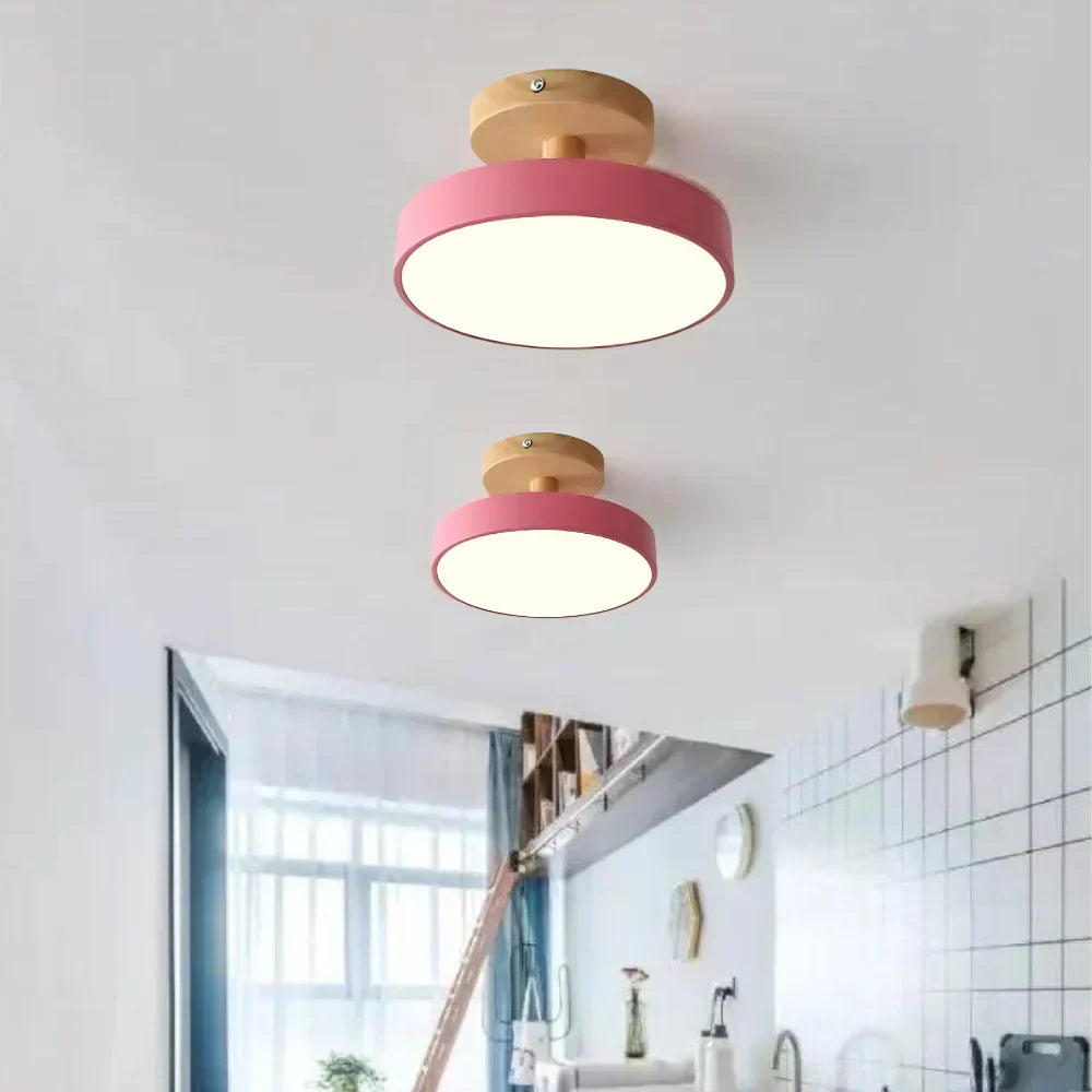 Plafoniera LED Moderna Compatta NovaLux con Luce Calda