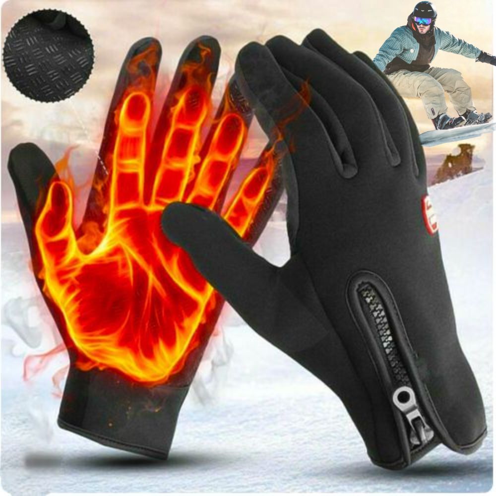 Insulated Cycling And Skiing Gloves For Warmth On Cold Winter Rides