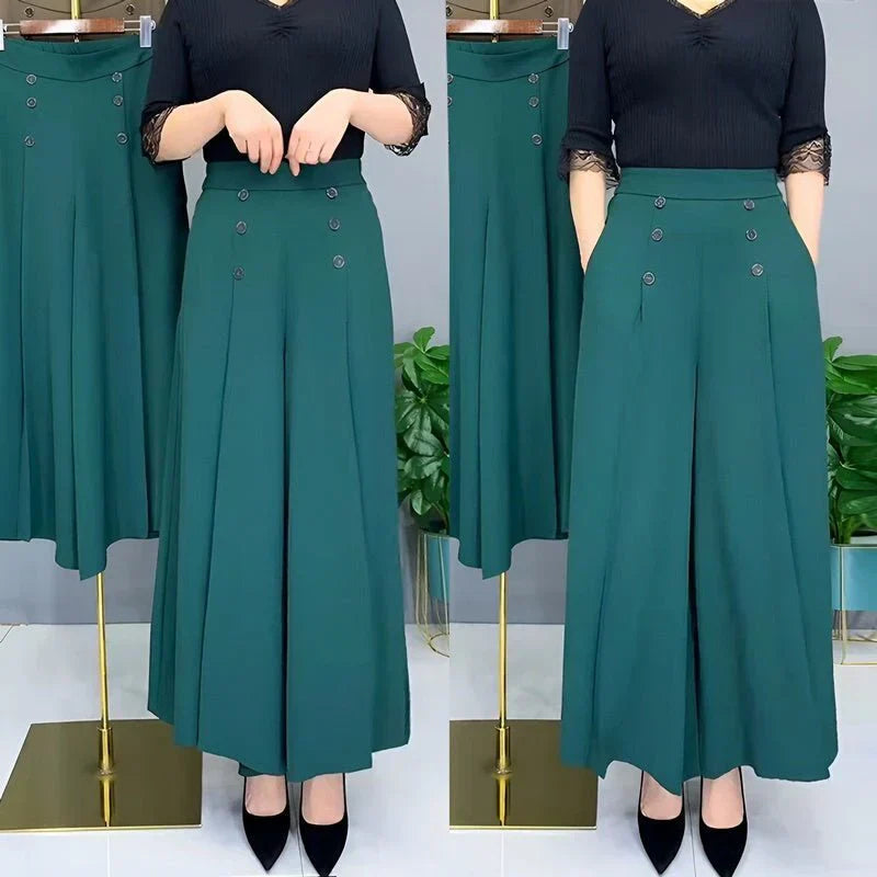 NovaLuxe Flowing Wide-Leg Trousers Create A Flattering Silhouette Instantly