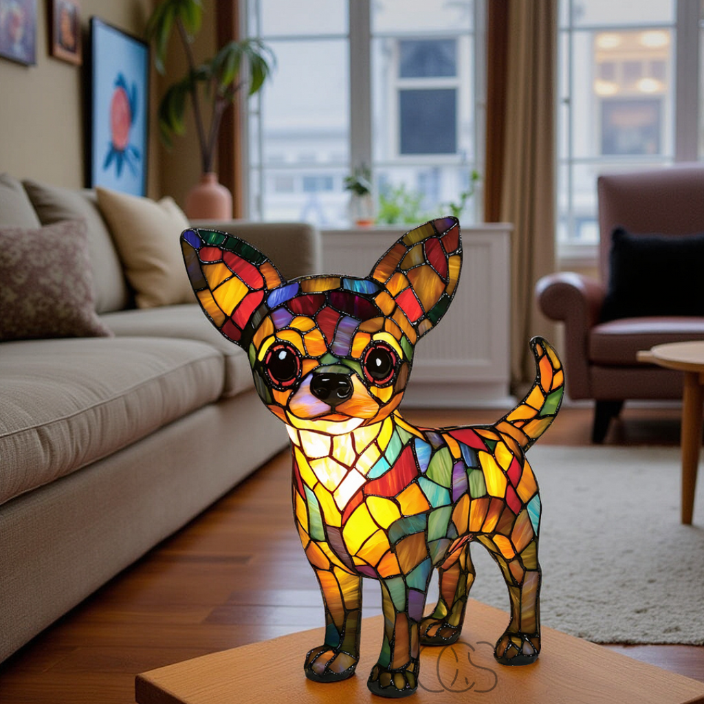 Lampka nocna GlowPet zapewnia kojące światło do sypialni i korytarzy.