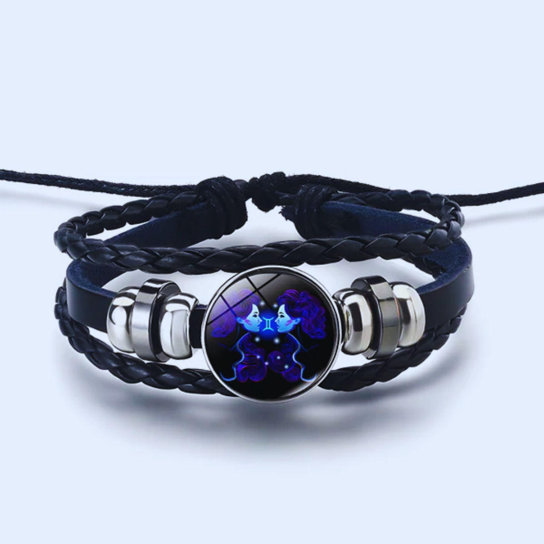 Zodiac-Armband für tägliche Ruhe und Ausgeglichenheit, fördert Frieden und Glückseligkeit