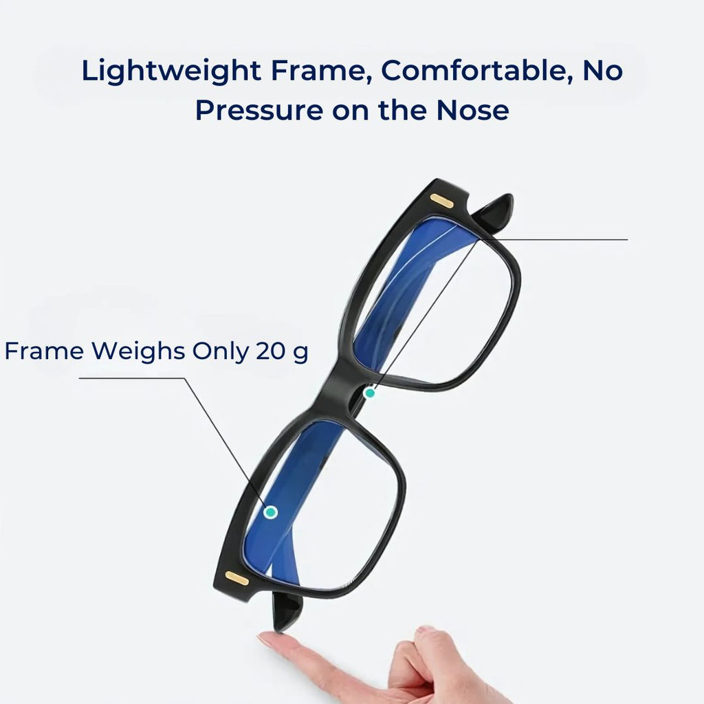 Occhiali EyeShield Pro per luce blu con protezione UV per migliorare la qualità del sonno e alleviare l'affaticamento degli occhi