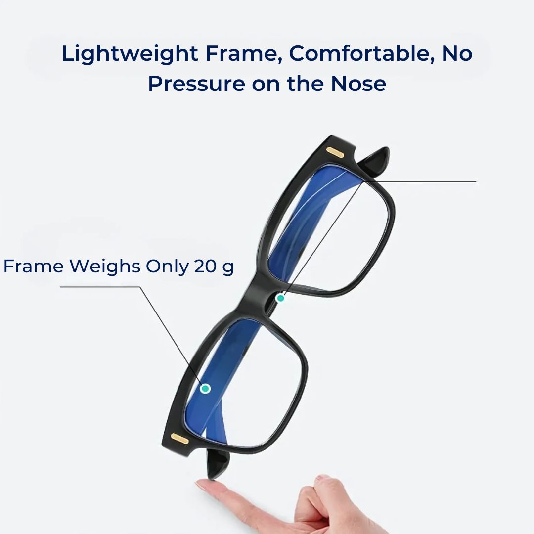 Occhiali EyeShield Pro per luce blu con protezione UV per migliorare la qualità del sonno e alleviare l'affaticamento degli occhi