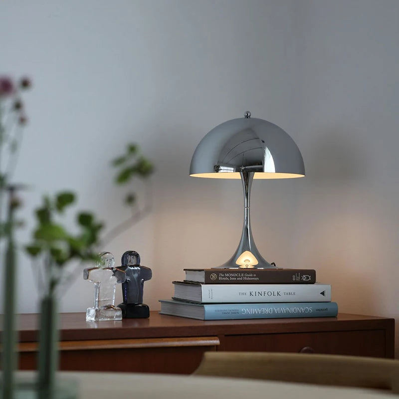 NovaMush Vintage Mushroom Glow Desk Lamp for Cozy Workspaces