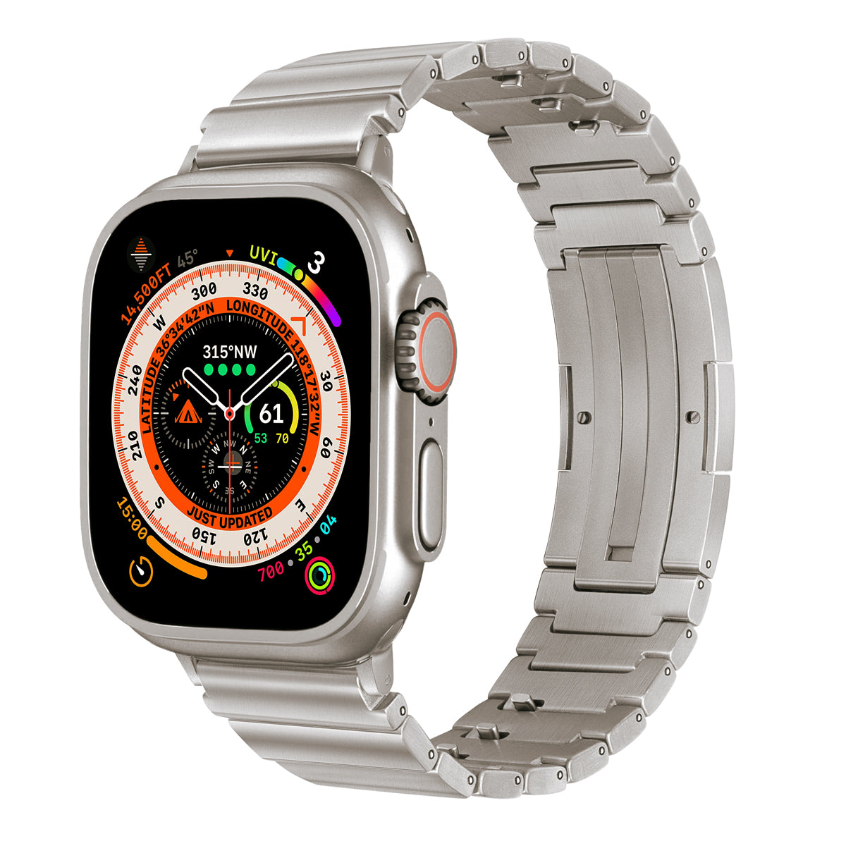 Quanta Titanium Edition-armband för Apple Watch Ultra