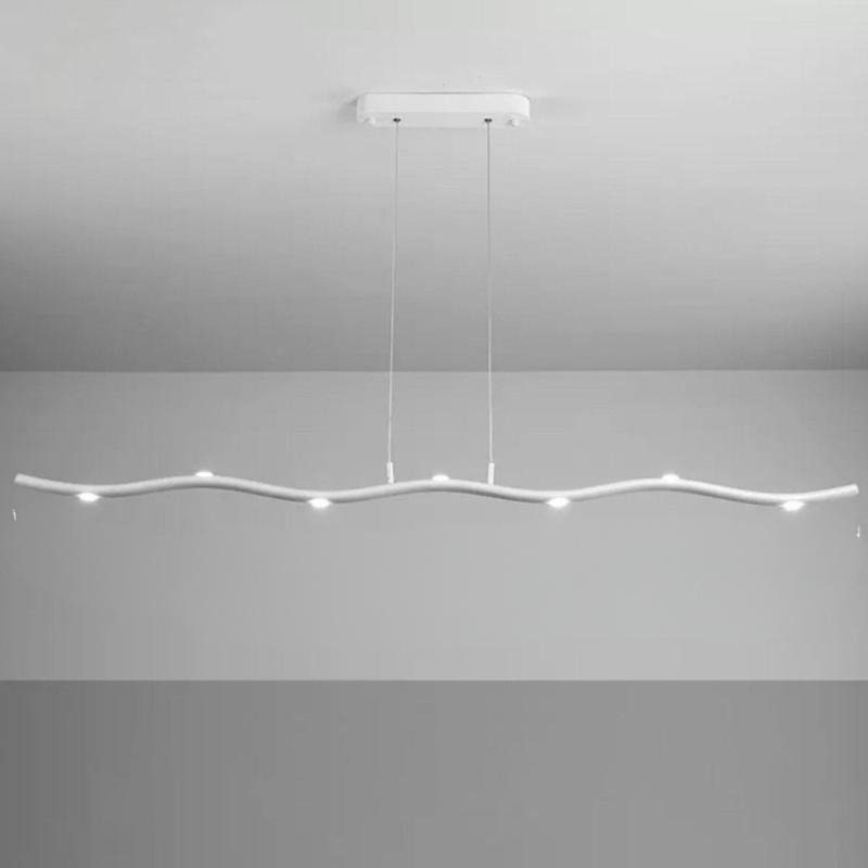 Lampada a sospensione lineare LED NovaLux Slim per cucina, sala da pranzo e spazio di lavoro