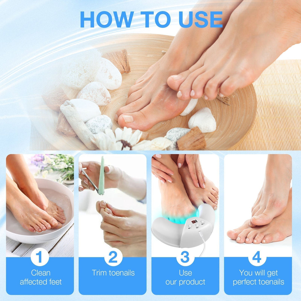 Toenail Light Therapy Device For At Home Nail Care