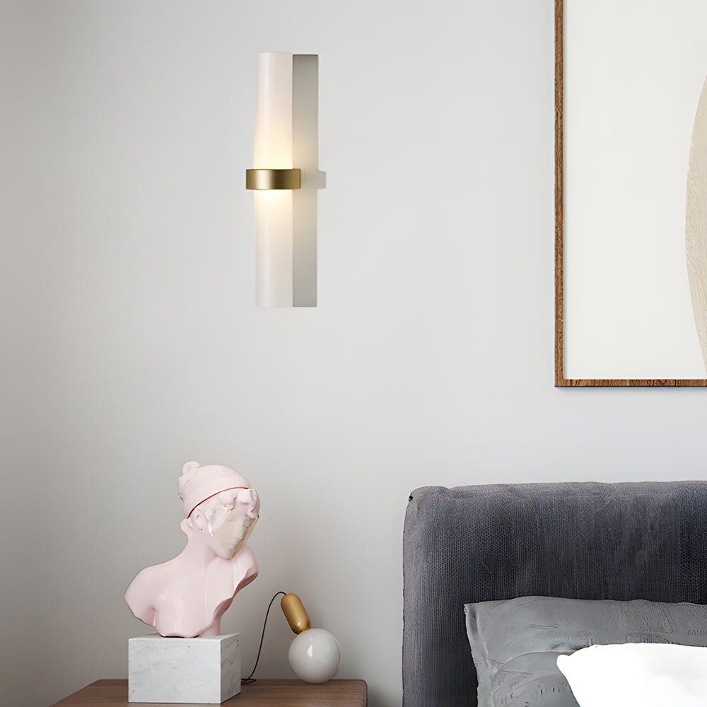 AetherGlow Huurrelasinen Putkiseinävalaisin Olohuoneeseen