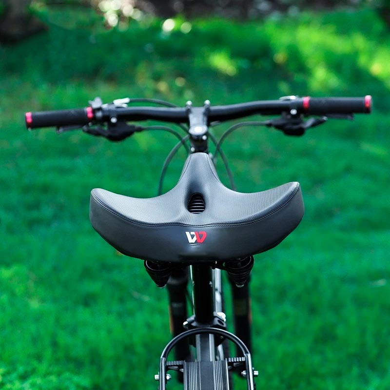 RideEase - Extra Wide & Breathable Comfortable Bike Saddle, Ergonomic Bicycle Seat