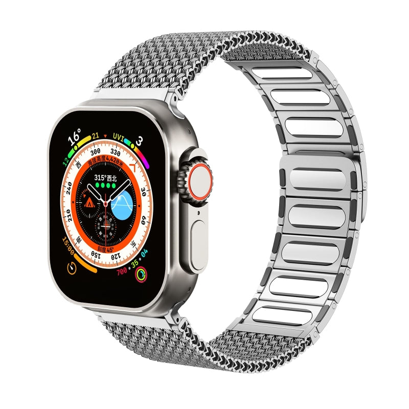 Aurora Braided Magnetic Strap For Smartwatch Stainless Steel Band