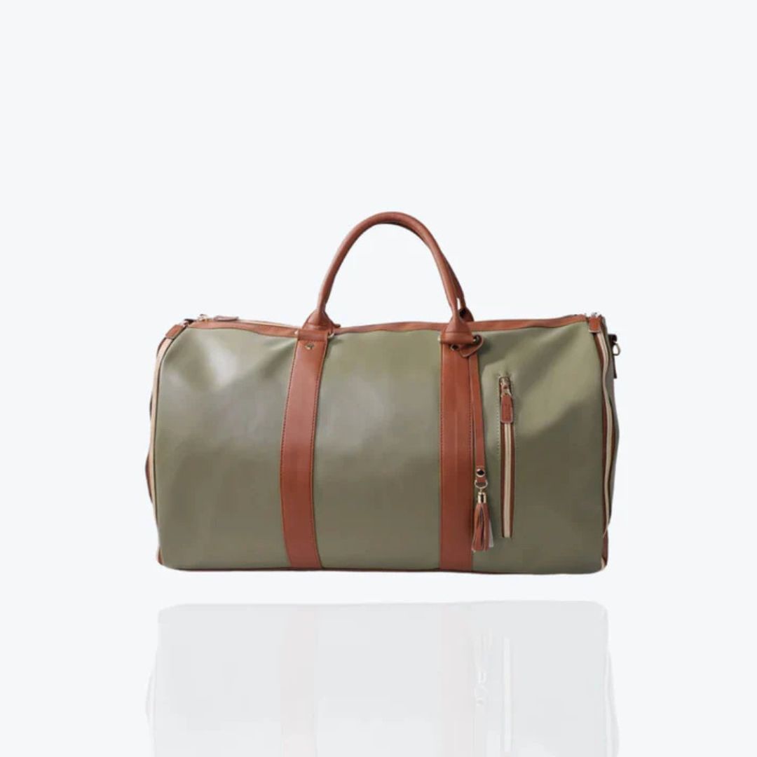 LuxeVoy Travel Duffel With Convertible Garment Compartment