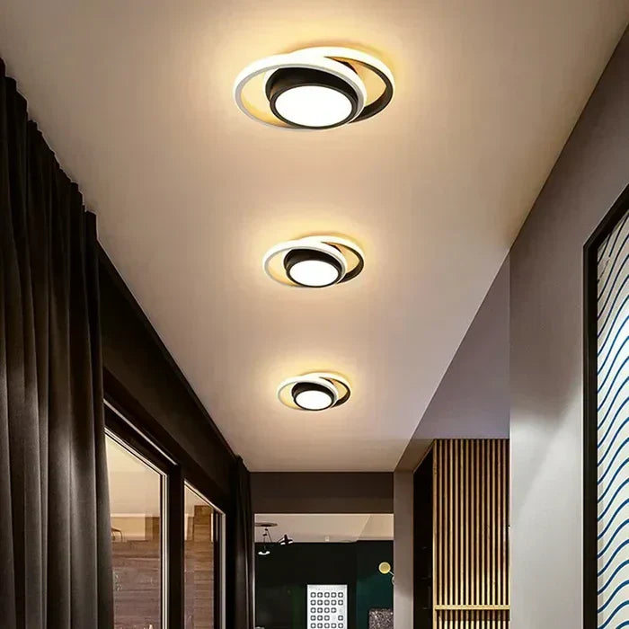 Plafonnier LED Économe en Énergie AetherGlow pour Salons