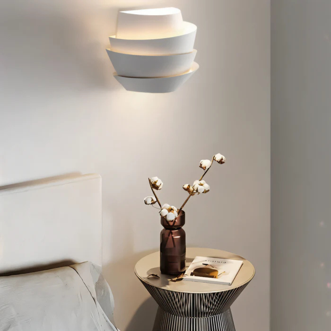 Lumera moderne geometrische LED-Wandleuchte für Innenräume