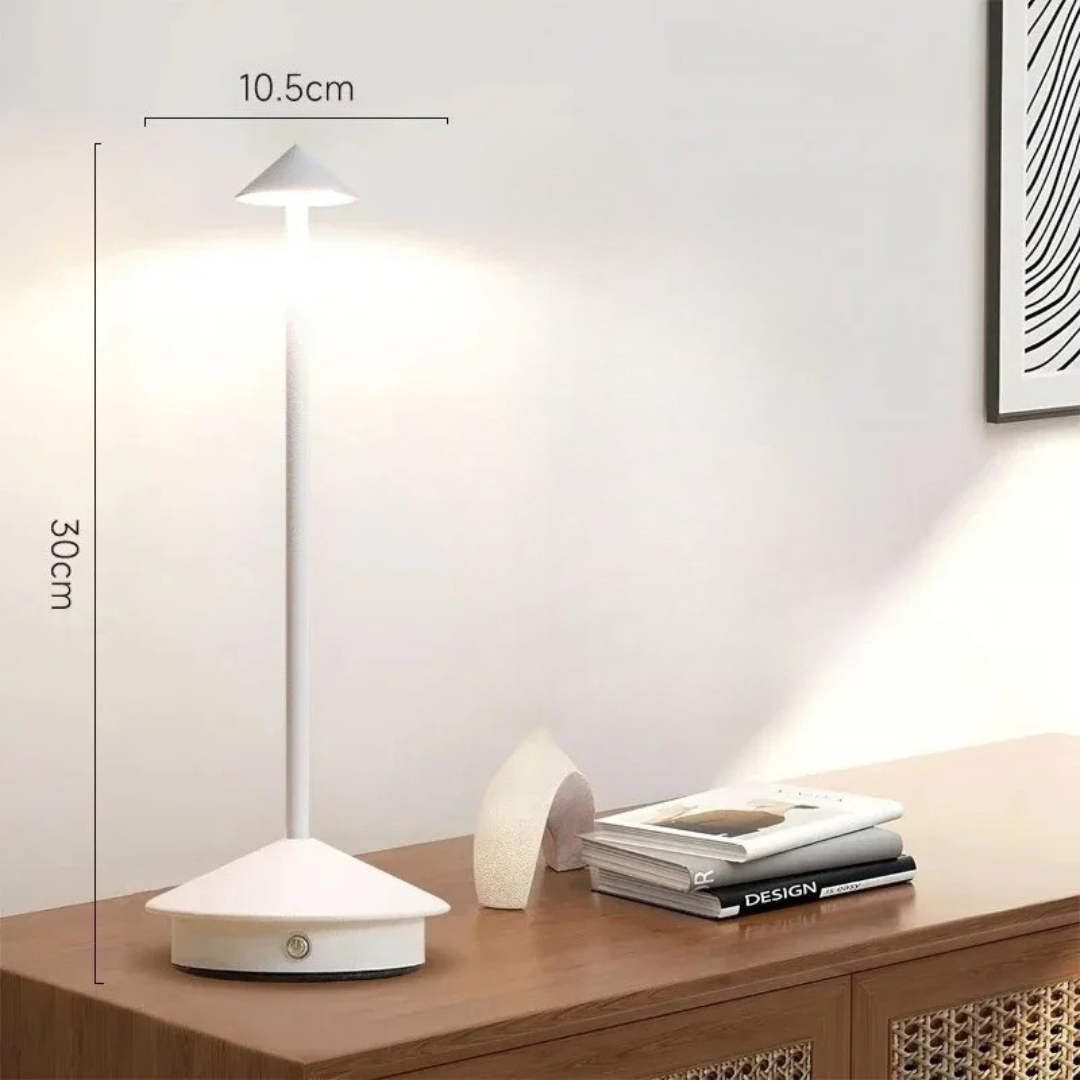 LumaNest Cordless Waterproof Dimmable LED Table Lamp With USB-C Rechargeable