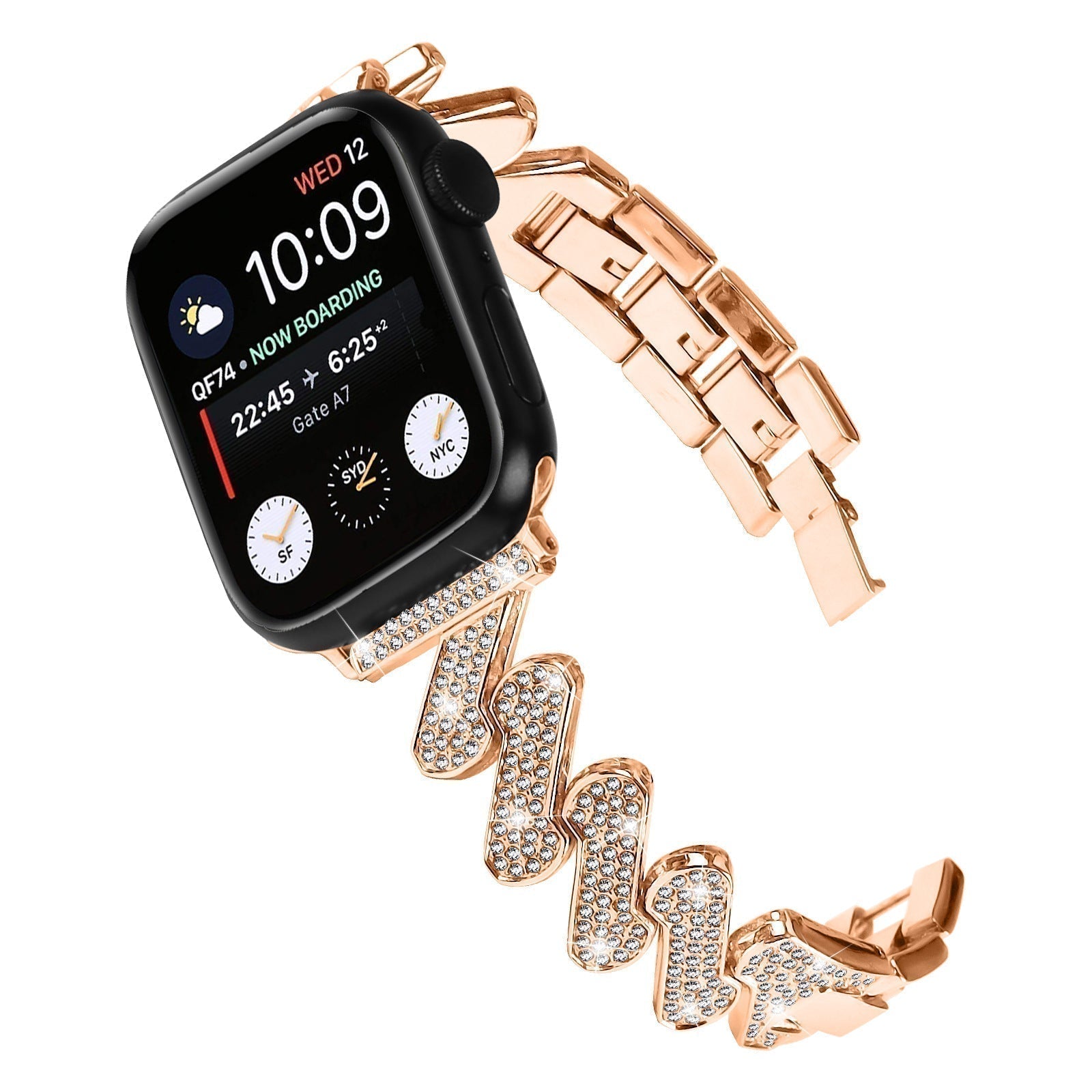 LyraLink Paslanmaz Çelik Apple Watch Bileklik Premium