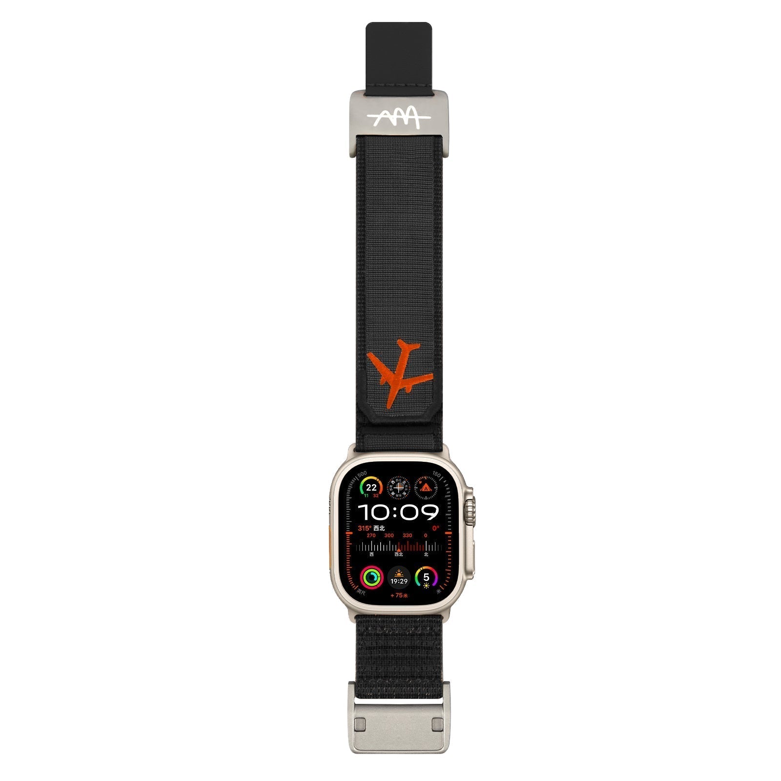 Wild Trail Magnetic Buckle Nylon Watch Band For Apple Watch Replacement