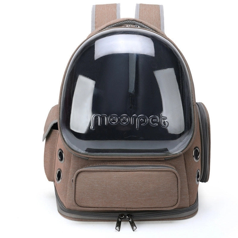 AeroPaw Breathable See-Through Carrier Backpack For Cats And Small Dogs
