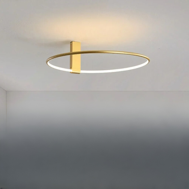 לומההיילו מנורת תקרה LED עגולה 3000K אור לבן חם לסלון ולחדר שינה