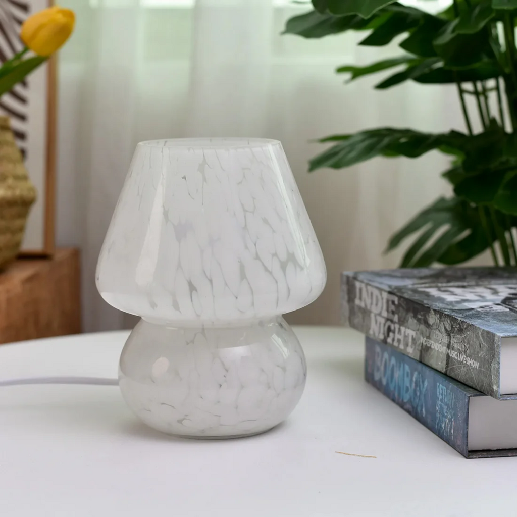 BrightNest Żywa lampa nocna w kształcie grzyba do pokoju dziecięcego z ciepłym światłem LED