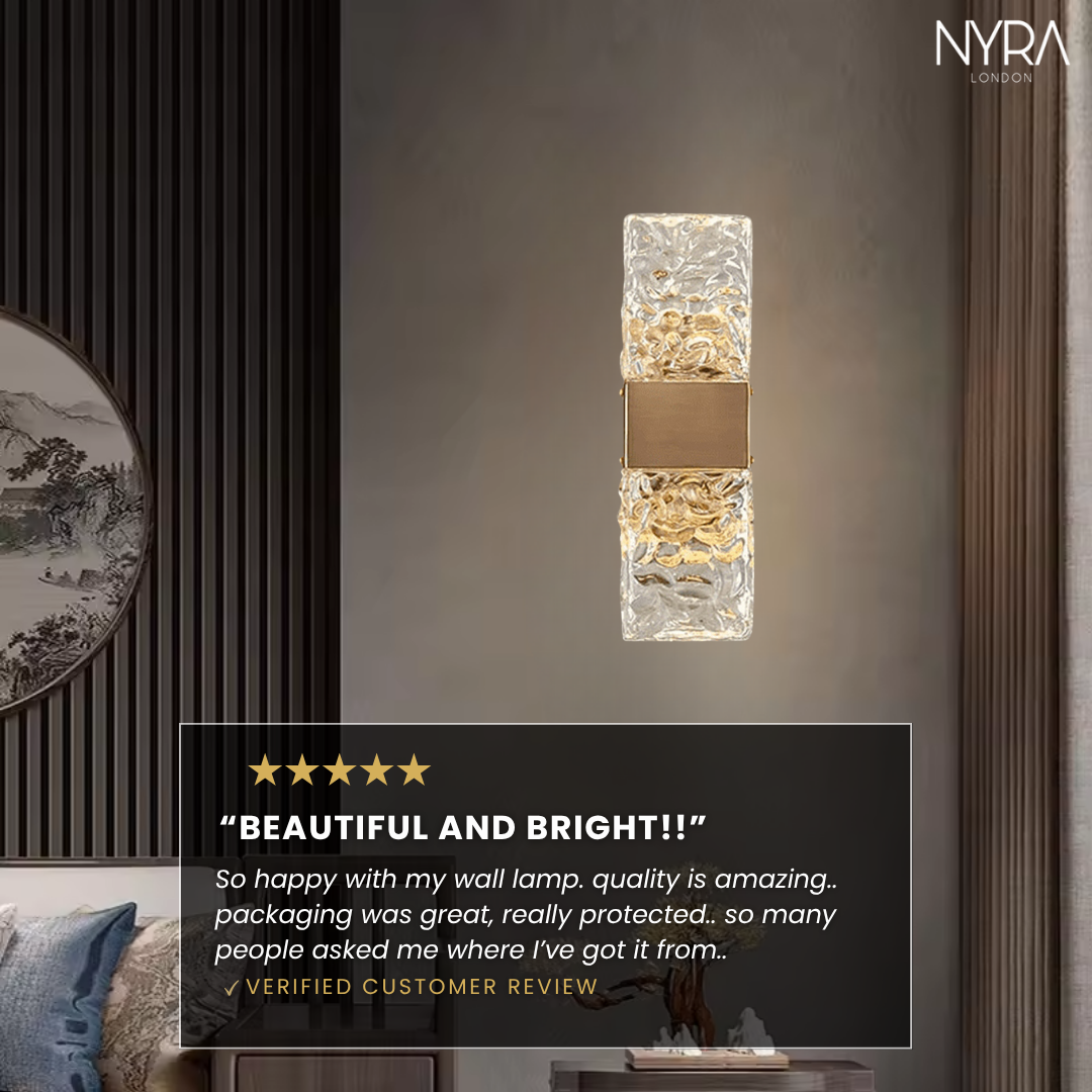 Lampada da Parete Artigianale Regalcrest per Interni Contemporanei