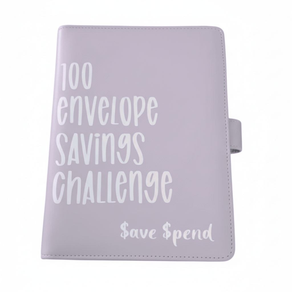 BrightNest 100 Výzva obálek Budget Binder pro rodiny Odolný organizér A5