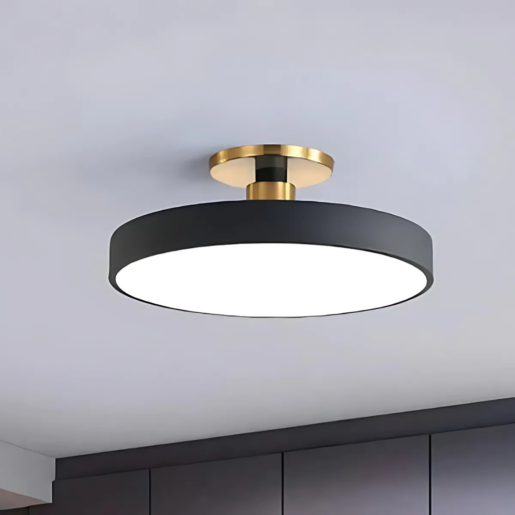 Nordora nordische LED-Deckenleuchte mit warmem Ambientelicht