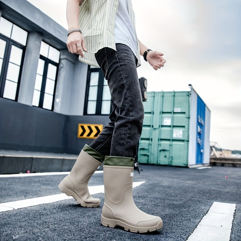 Rainstep Waterproof Mid-Calf Boots For Men And Women