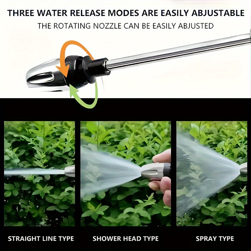 Spruzzatore ad Alta Pressione Aquablast per Giardini con Ugello Schiumogeno e Pistola ad Acqua a Manico Lungo
