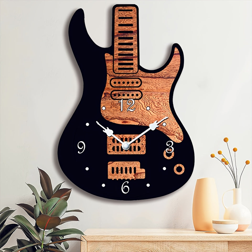 Zegar gitarowy Melodytime dla fanów muzyki – dekoracja do domu na dziś