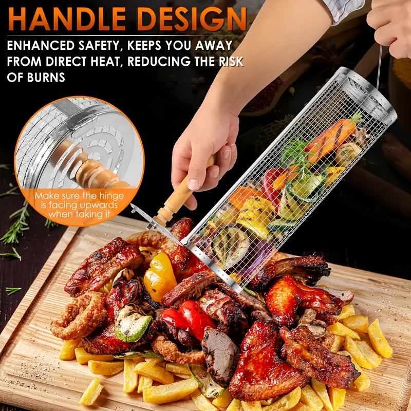 Eldkorg Öppen Låggrill Set, Portabel och Värmetålig