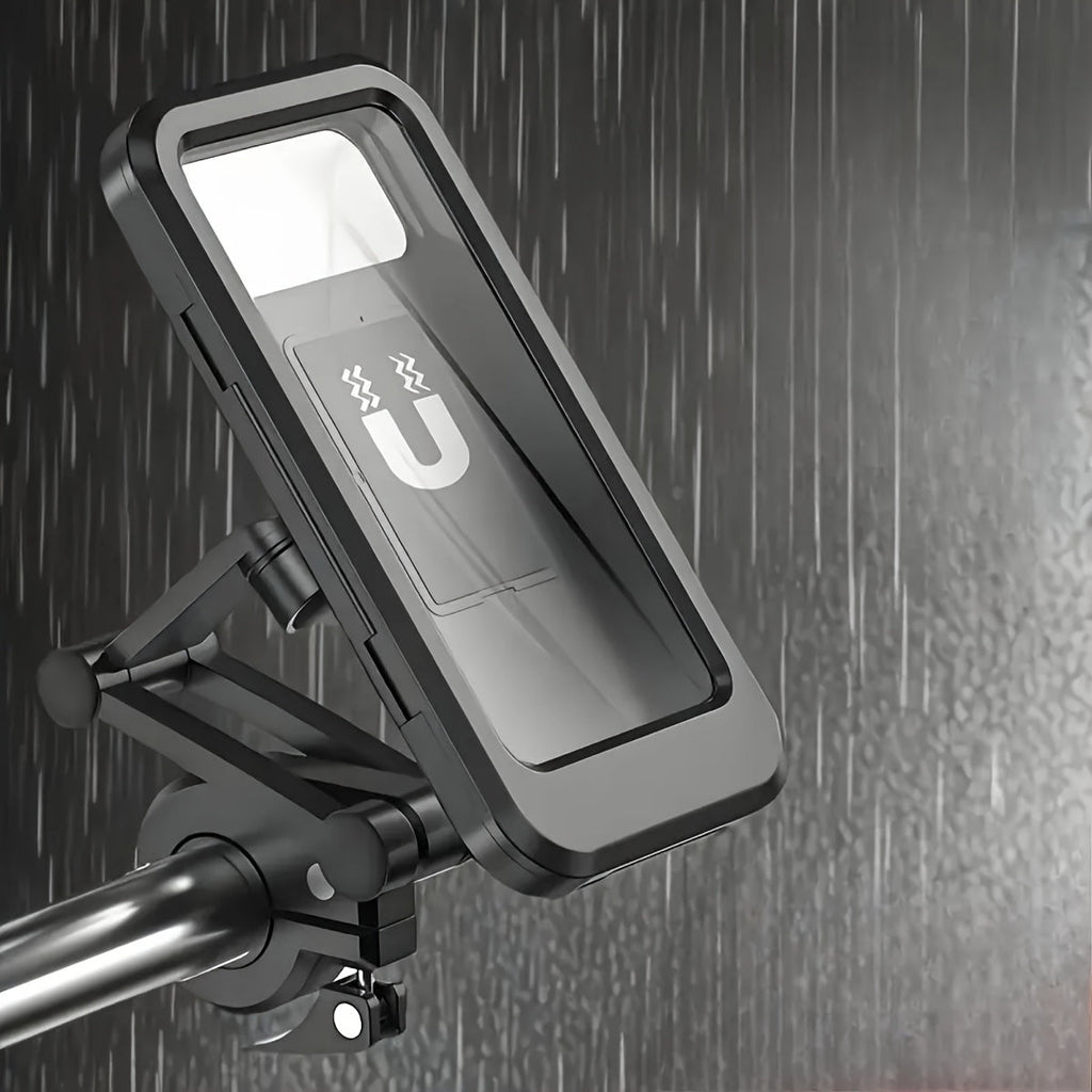 Bikewise テレスコーピング マグネット式スマホホルダー 自転車・電動自転車用、ABSデザイン