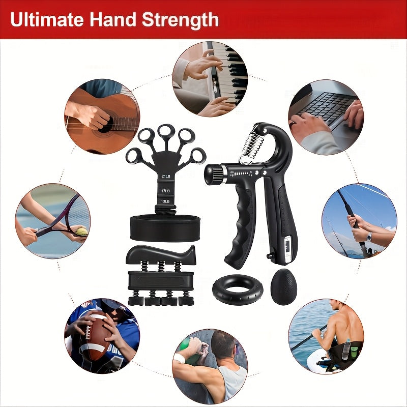 Gripmax Complete Hand Strength Kit for Stronger Grip and Forearms