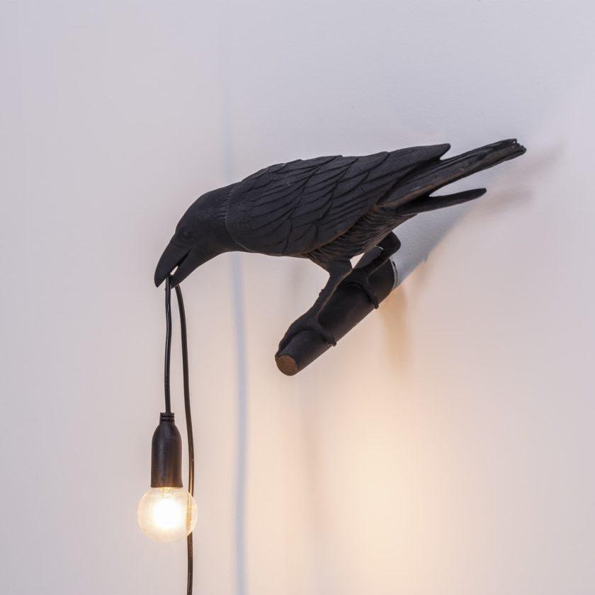 Vogelwandlamp voor woondecoratie met zacht sfeervol accentlicht