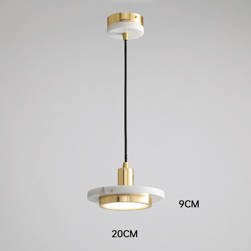 Lámpara Colgante de Mármol Lyria para Cocina, Diseño Moderno Minimalista