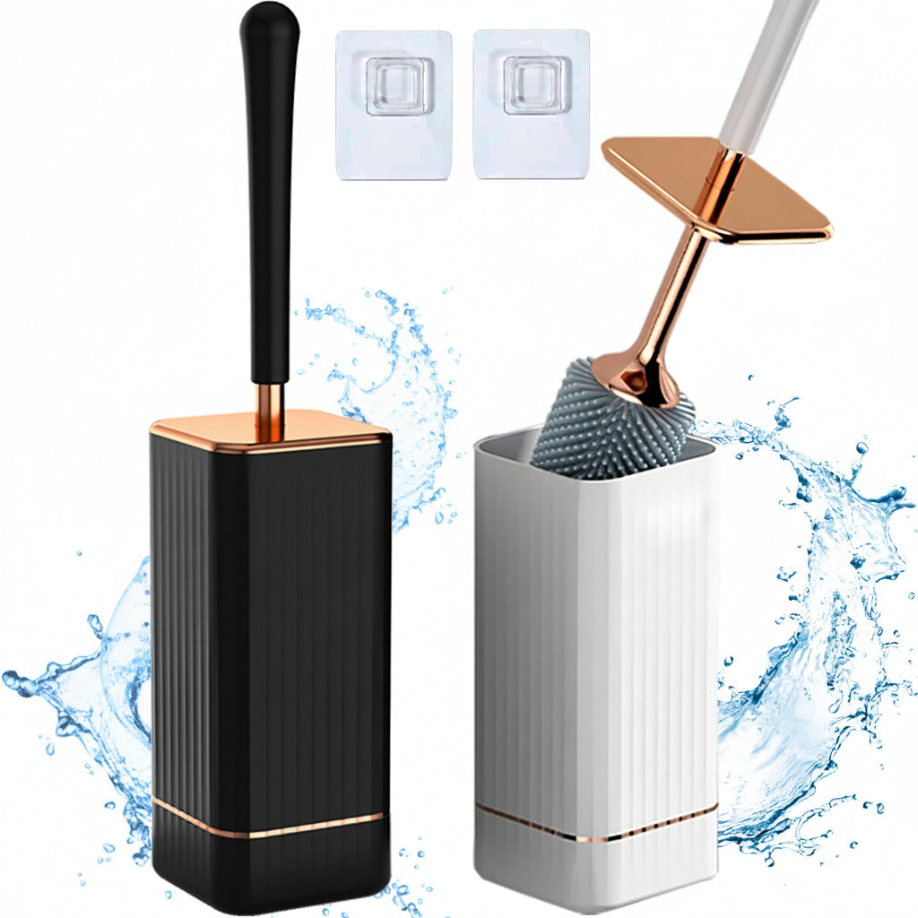 Bathoria Durable Holder for Cleaning Brush in Bathroom