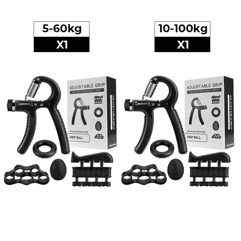 5 Pack Hand Grip Strengtheners Kit for Stronger Forearm and Hand