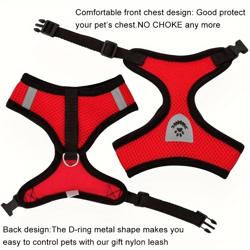 Nightwalk Reflective Vest With Leash For Dogs And Cats
