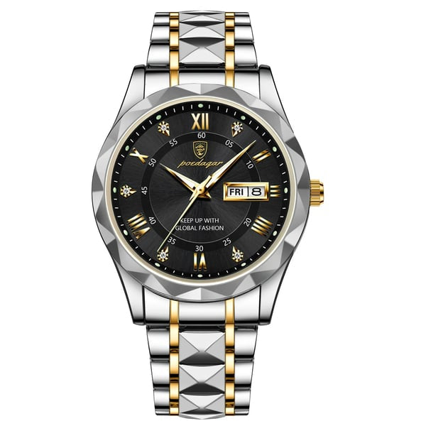 Orologio da uomo impermeabile di lusso del marchio leader con lancette luminose