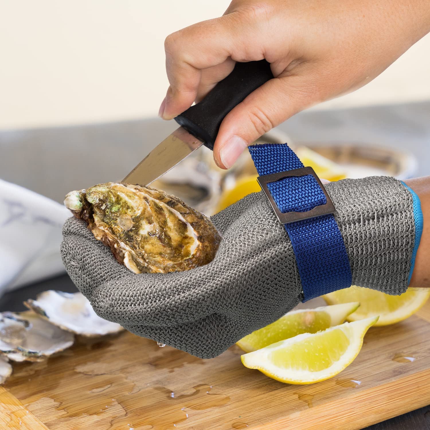 Food grade stainless steel mesh metal glove