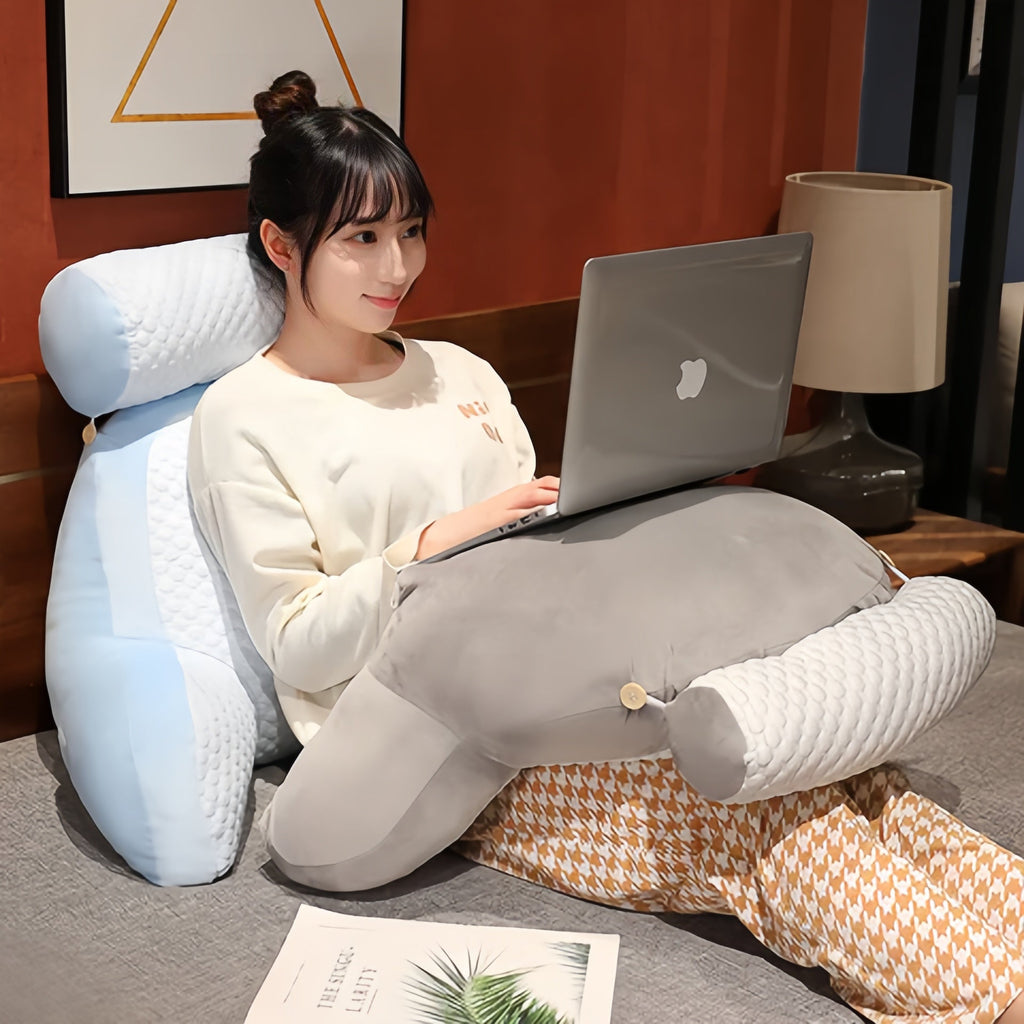 Nimbus Rest Back Support And Neck Pillow For Home Use