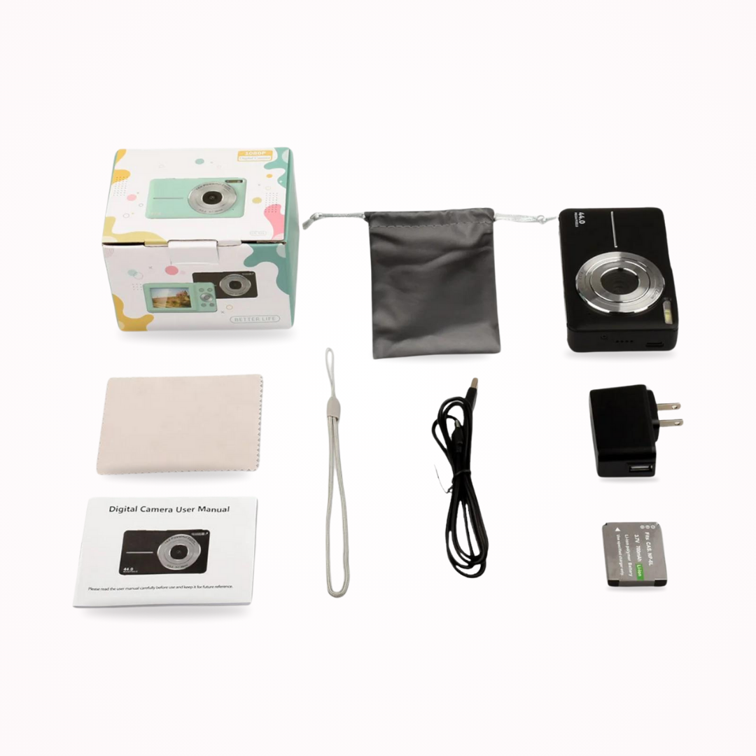 Compact Digital Camera With 1080P HD Video For Everyday Photos And Videos