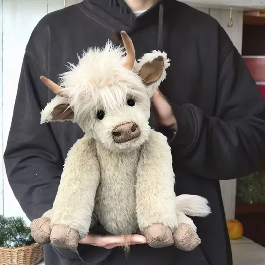 Highland Cattle Plüschtier aus der schottischen Handmade-Kollektion