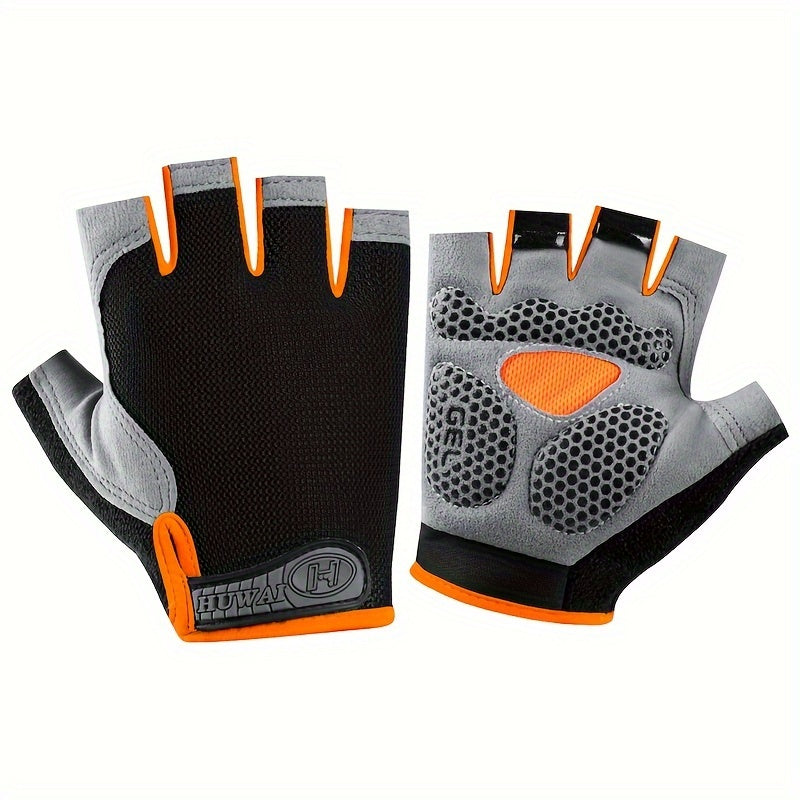 AthletiQ poloprstové outdoorové rukavice pro muže a ženy