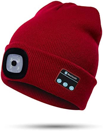 Bluetooth Beanie Hat Light Wireless Headphones