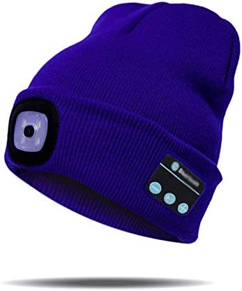 Bluetooth Beanie Hat Light Wireless Headphones
