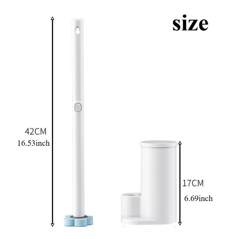 BathGuard Durable Household Toilet Brush And Holder