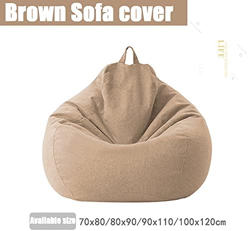 Pouf a sacco in lino stile divano per comfort moderno ed ergonomico